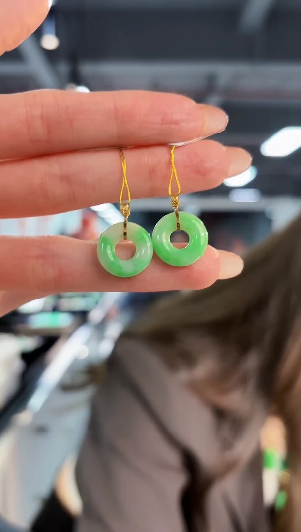 【闪购商品】翡翠颈饰18K金镶嵌30缅料A货/多样性发货/一件