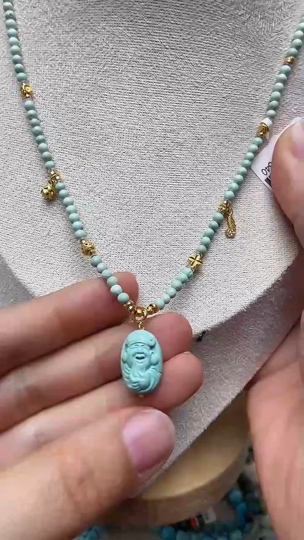 未镶嵌绿松石颈饰111