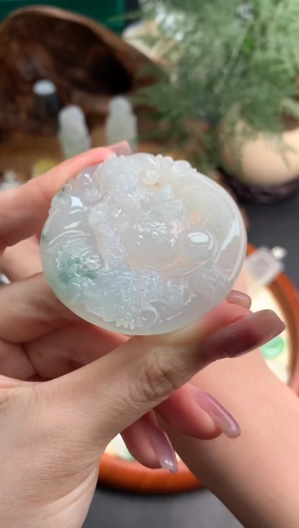 未镶嵌定制翡翠翡翠饰品-194 毛货