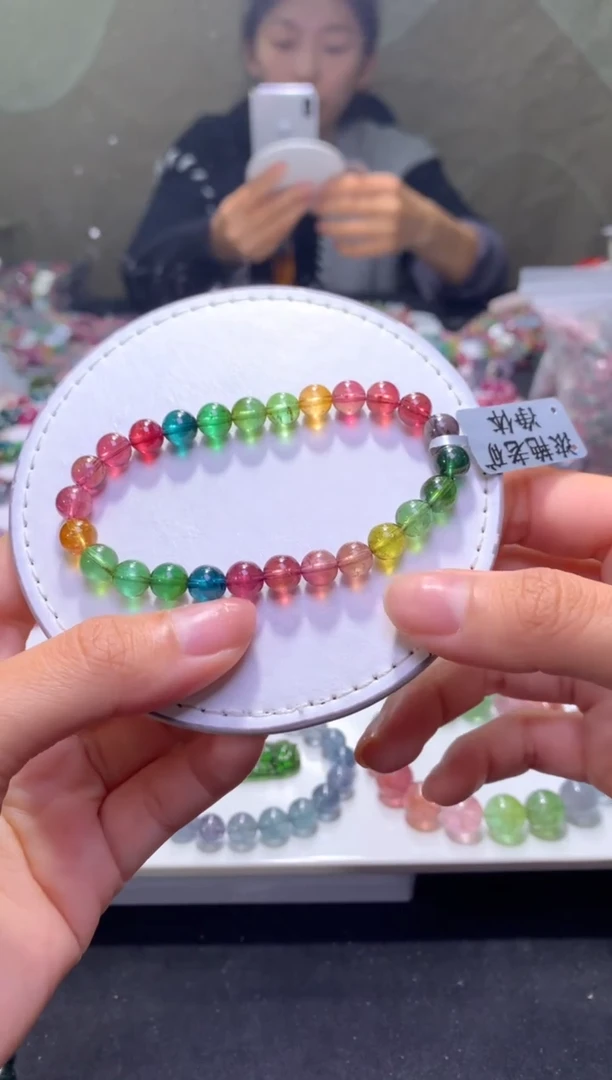 未镶嵌手串碧玺A46【天然碧玺】