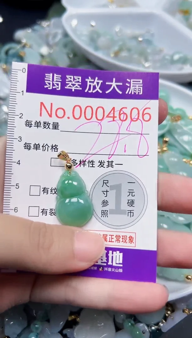 颈饰未镶嵌翡翠4606