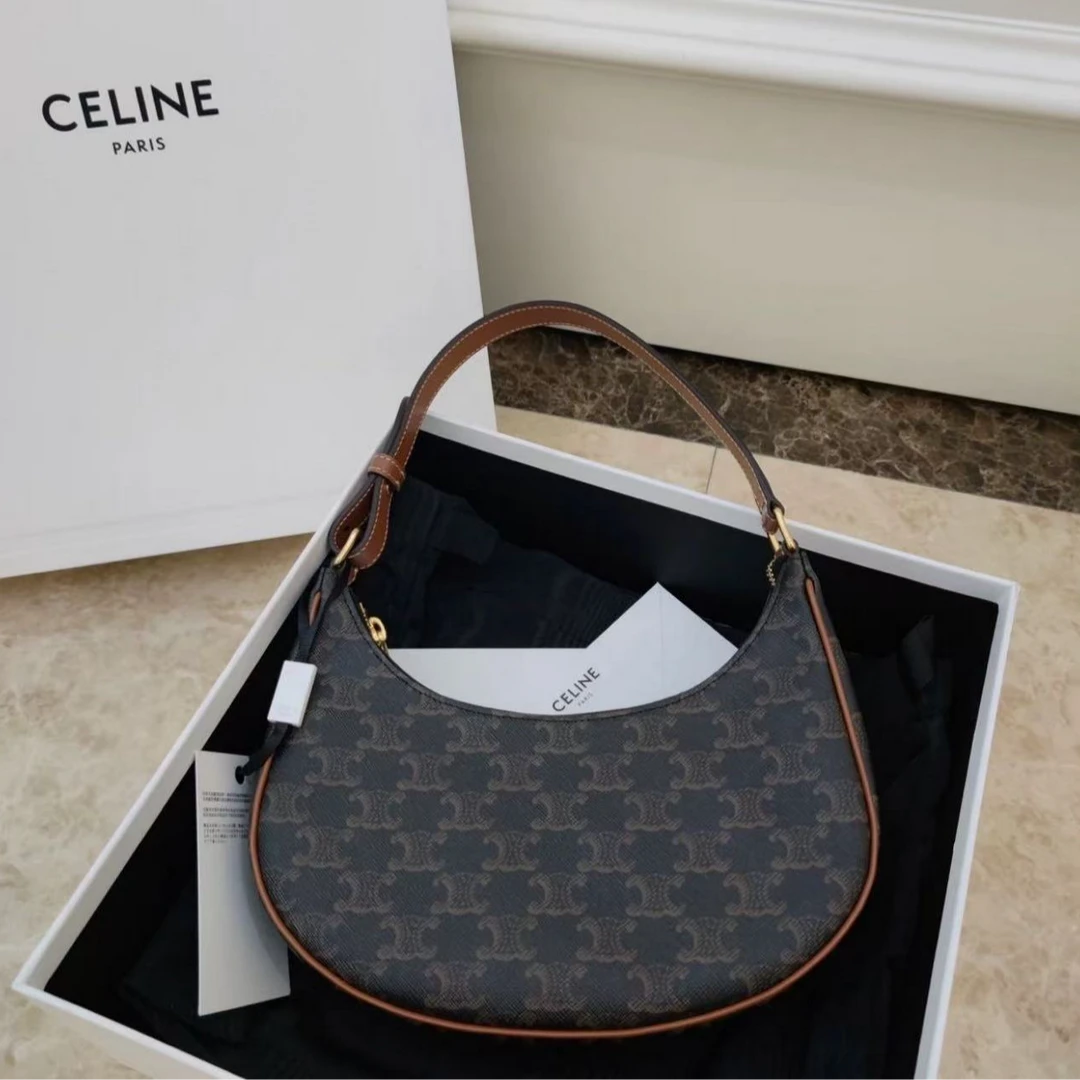 99新 Celine/思琳  瑟琳凯旋门腋下hobo包 /定金找货