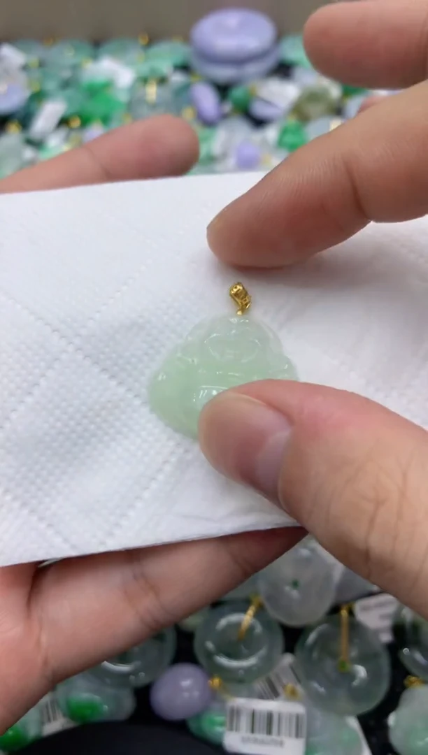 颈饰未镶嵌翡翠天然缅甸翡翠A货