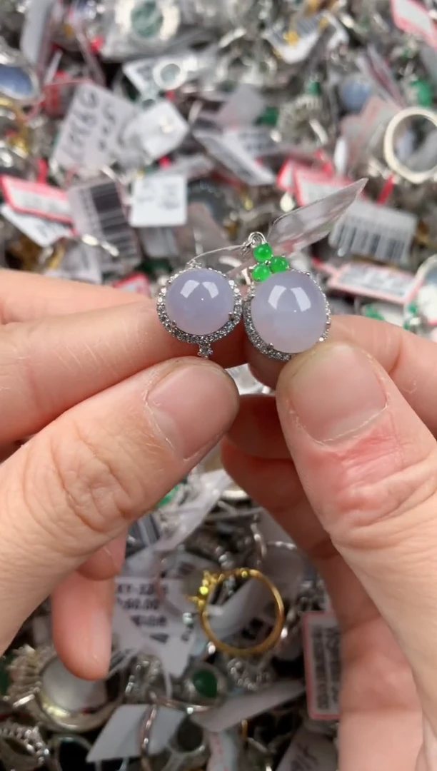 银S925镶嵌戒指翡翠111   8