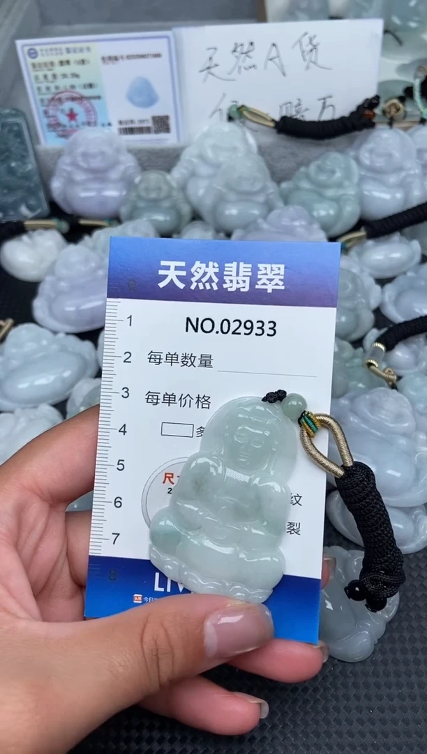 颈饰未镶嵌翡翠纯天然A货翡翠2933