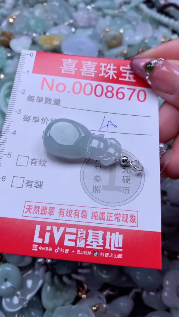 颈饰未镶嵌翡翠8670