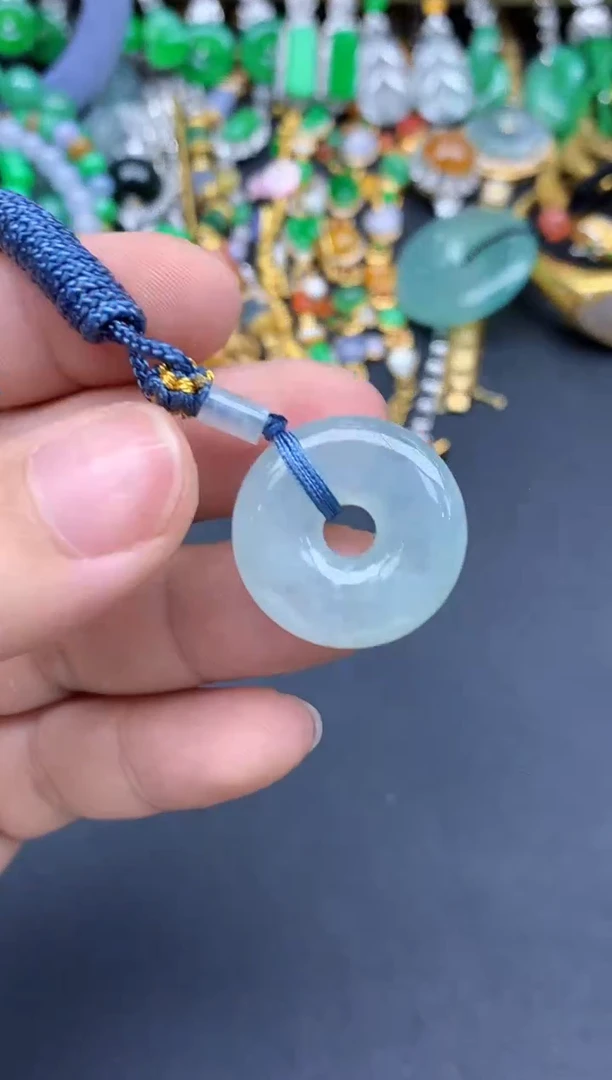 翡翠未镶嵌颈饰223-春日珠宝