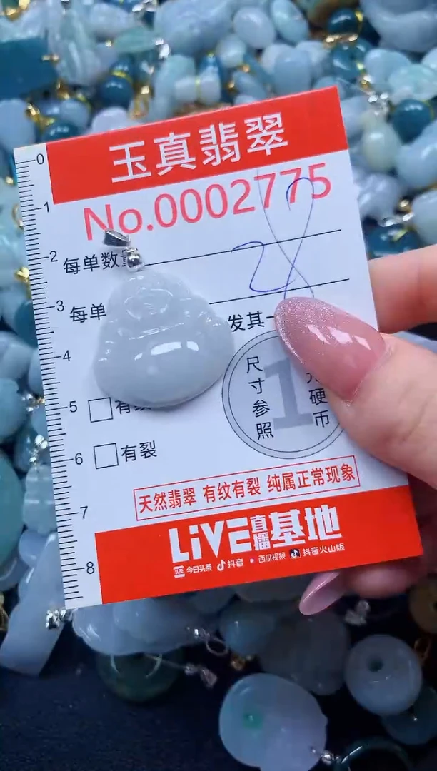 翡翠未镶嵌吊坠(不含链)2775