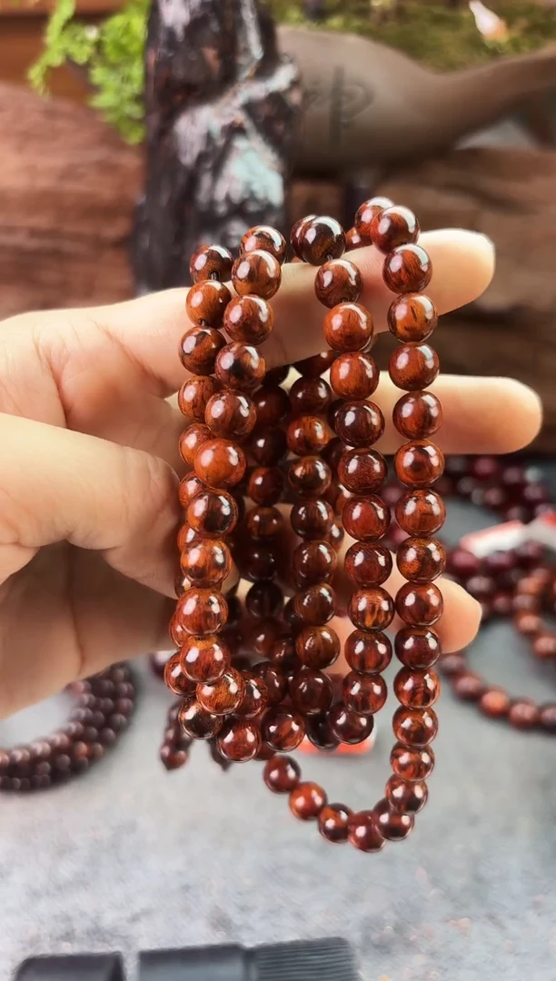 降真香海南红降花梨公0.8*108高货黄油芝麻点多圈