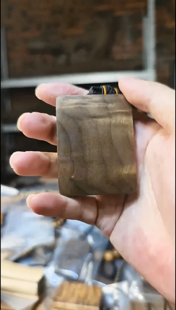 楠木（金丝楠）把件无事牌