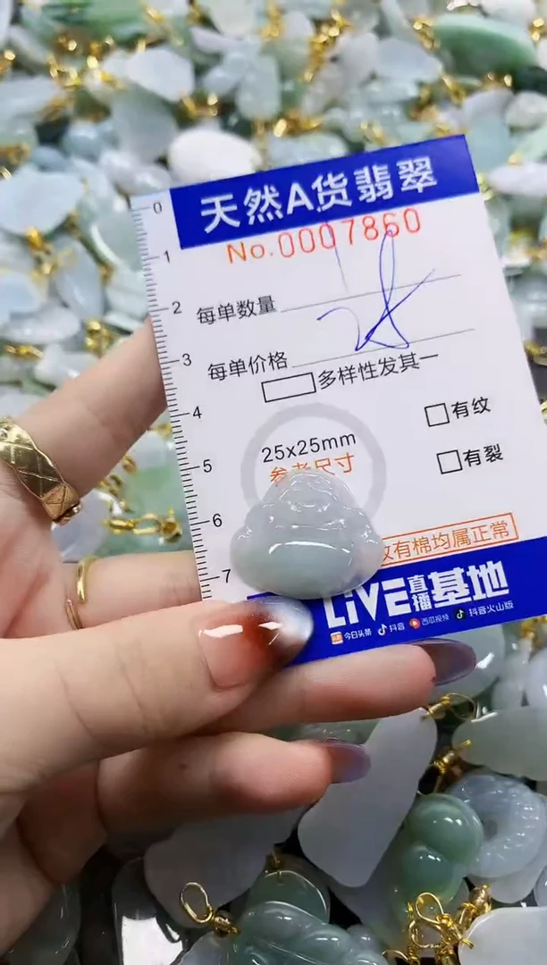 颈饰未镶嵌翡翠天然A货翡翠