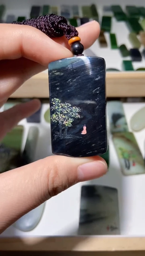 未镶嵌和田玉挂件yc