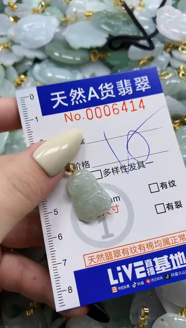 颈饰未镶嵌翡翠天然A货翡翠