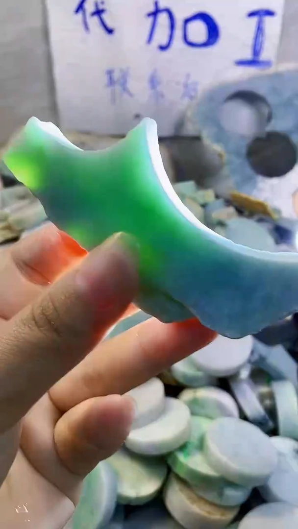 裸石翡翠纯天然翡翠A货29