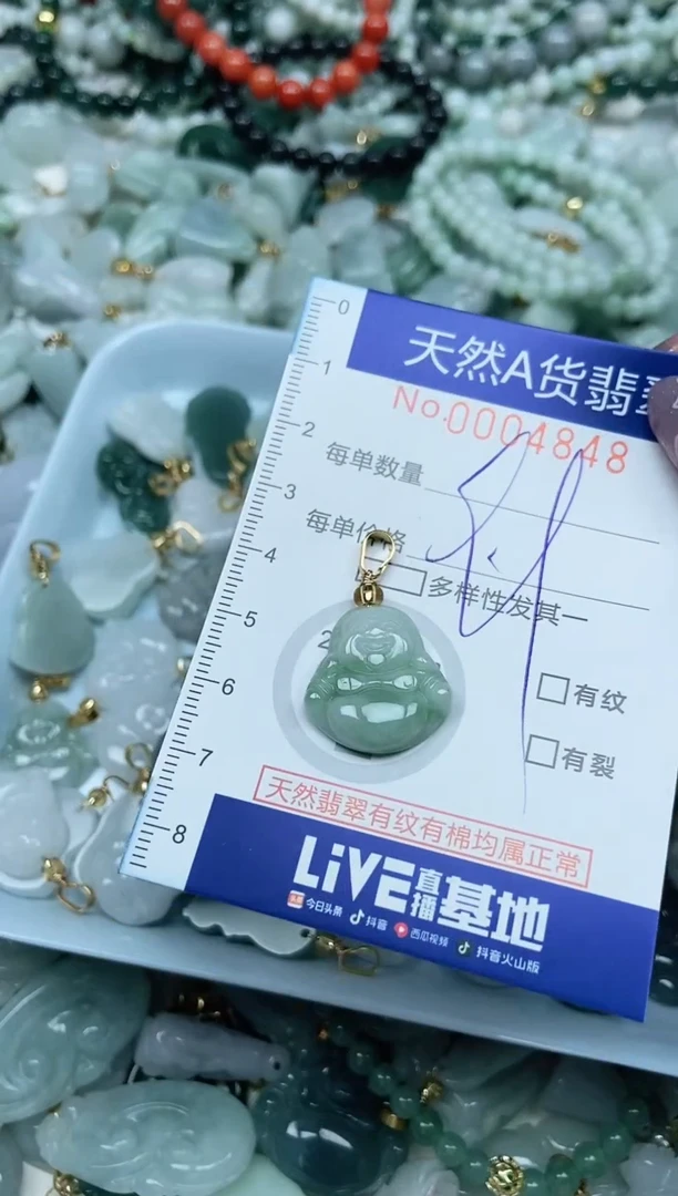 【闪购商品】翡翠吊坠(不含链)未镶嵌翡翠