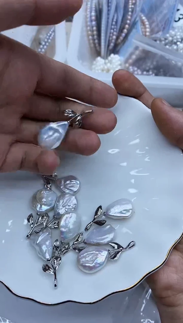 吊坠(不含链)未镶嵌淡水珍珠吊坠多样性发其一