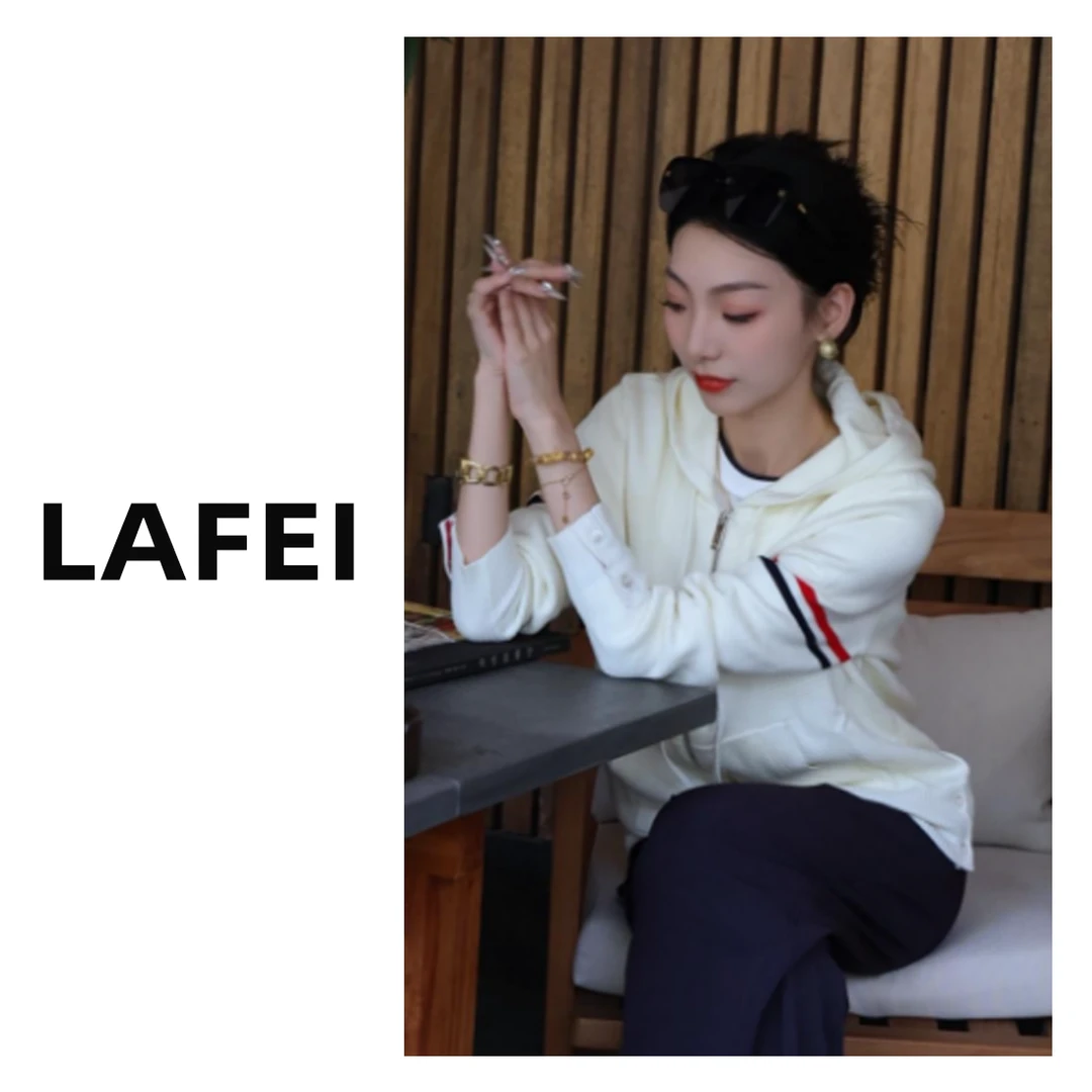 新款百搭双杠拉链毛衣针织开衫外套