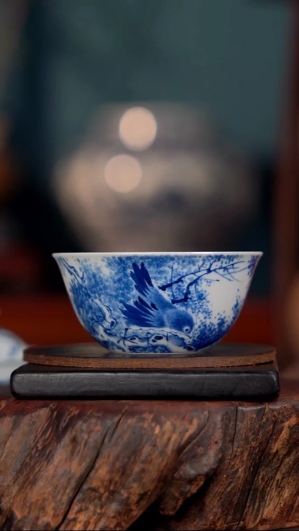 仿王步鸟主人杯杯