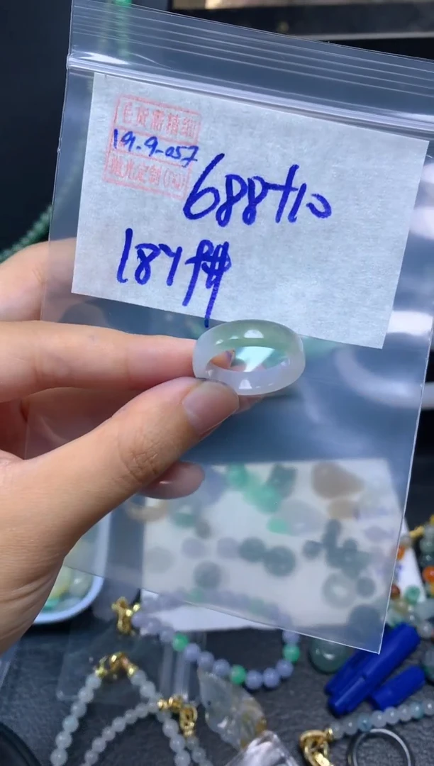 未镶嵌定制翡翠翡翠698元#毛货需精细抛光057