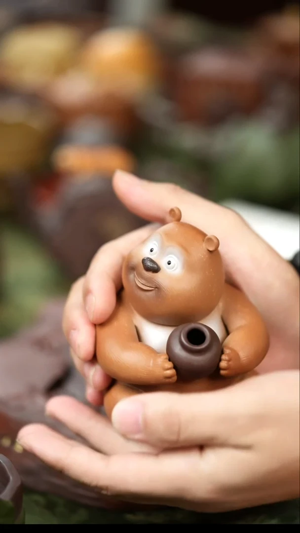 茶杯紫砂熊2手抓壶顶顶顶顶顶顶顶