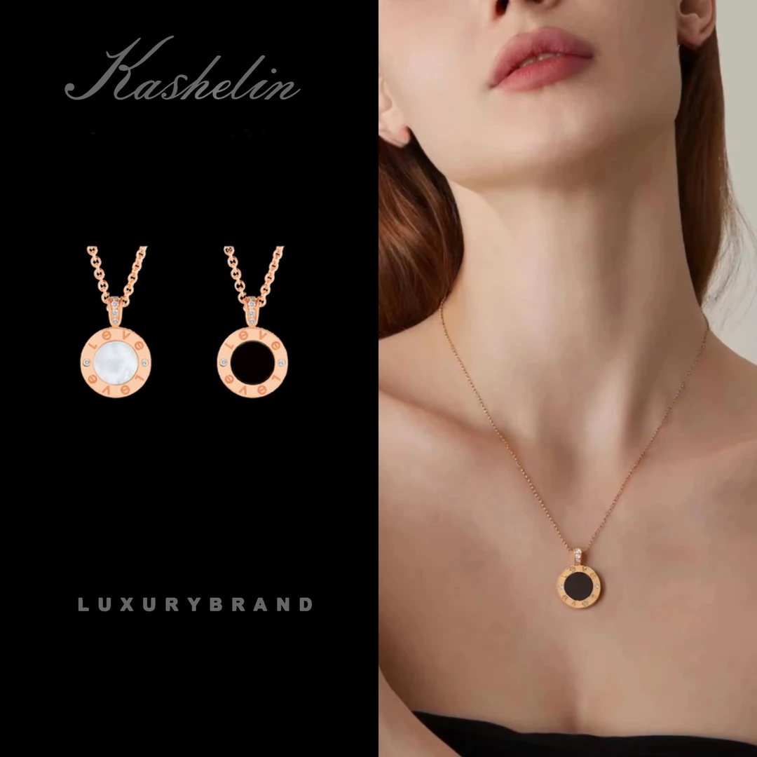 KS  英★【黑白世界】KS黑白双面项链~8904