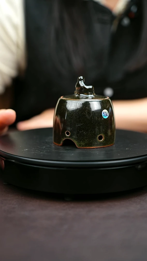 香炉534#原矿钧瓷炉钧釉香炉