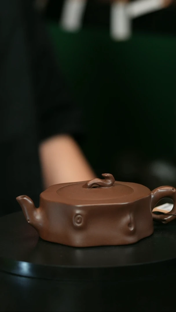 茶壶紫砂陶****家H1674赵信军光素树桩