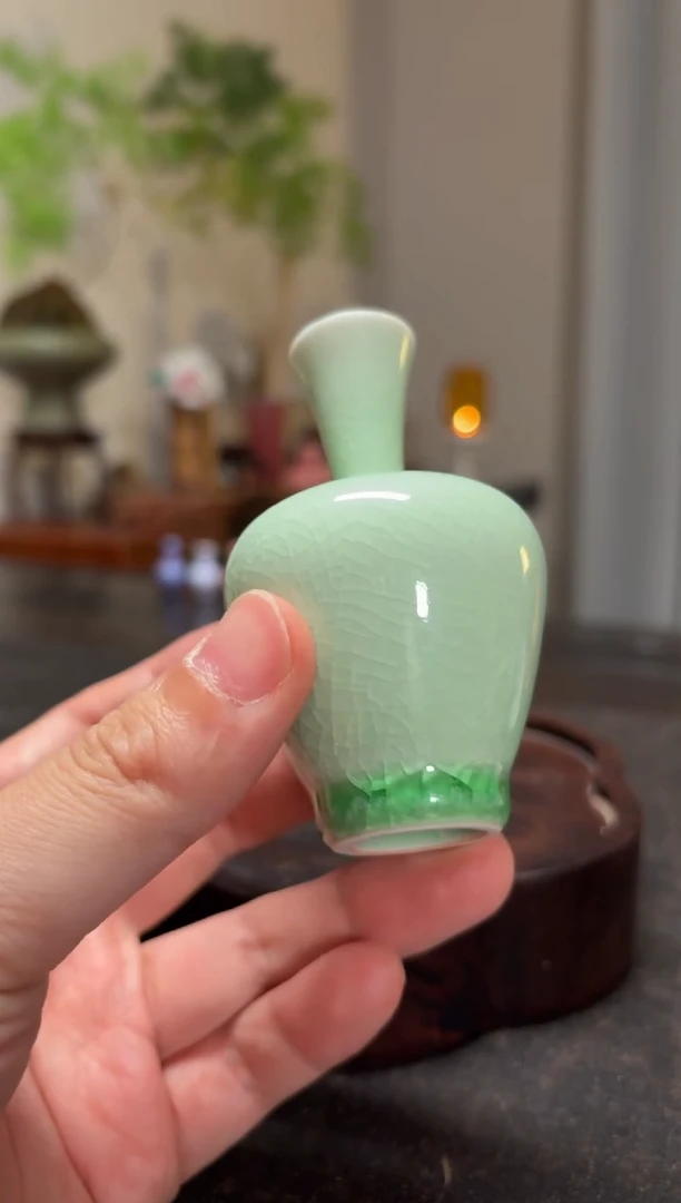 瓶景德镇陶瓷小花瓶插花花器（不含花 ）