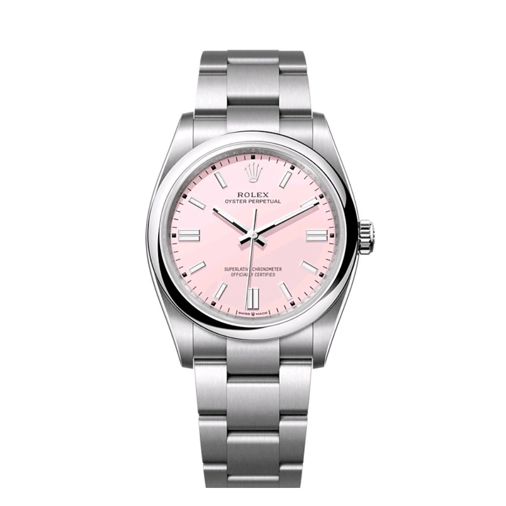 99新 Rolex/劳力士 126000/劳力士蚝式恒动型/自动/粉36mm/22年