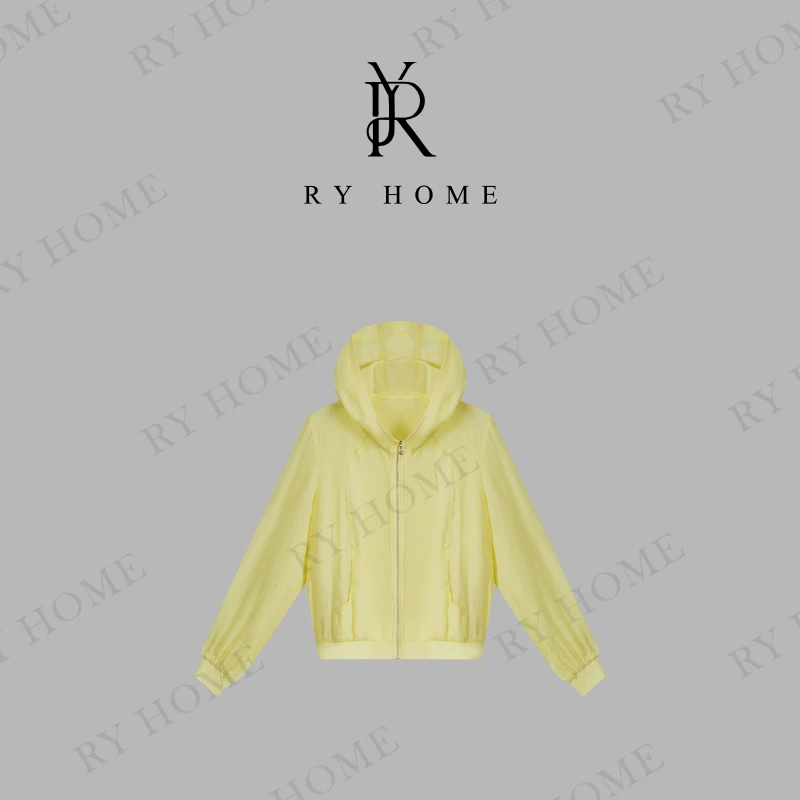 【容雨RYHOME】100精纺苎麻“蝉翼系列”凉夏防晒冰淇淋毛衫252W2255