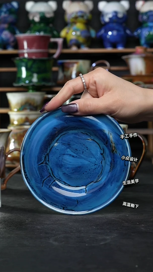 设计师款景德镇森涩手创陶瓷（食品级）808