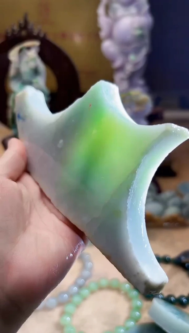 未镶嵌挂件翡翠A货柠优6605