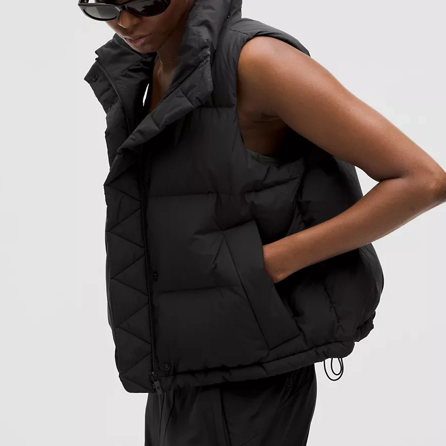 lululemon加拿大直邮羽绒马甲WunderPuff600-DownFillCroppedVest
