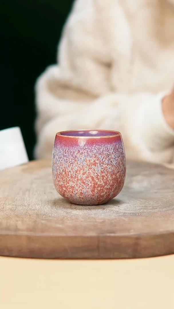 钧瓷作品—郑郑—尹建中—简包带证书—813