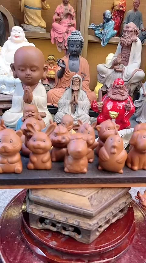 紫砂茶宠器闵茶宠摆件