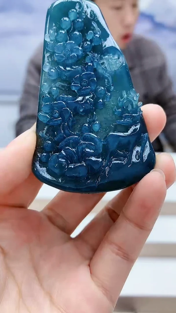 未镶嵌定制翡翠5150lr-毛货挂件52