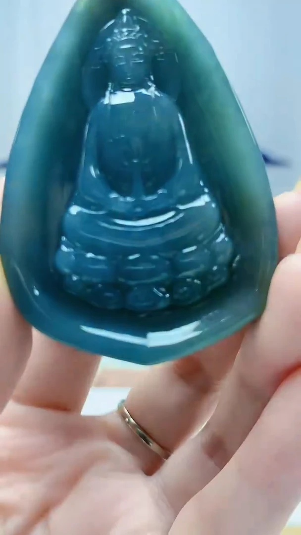 未镶嵌定制翡翠5028DD-毛货挂件33