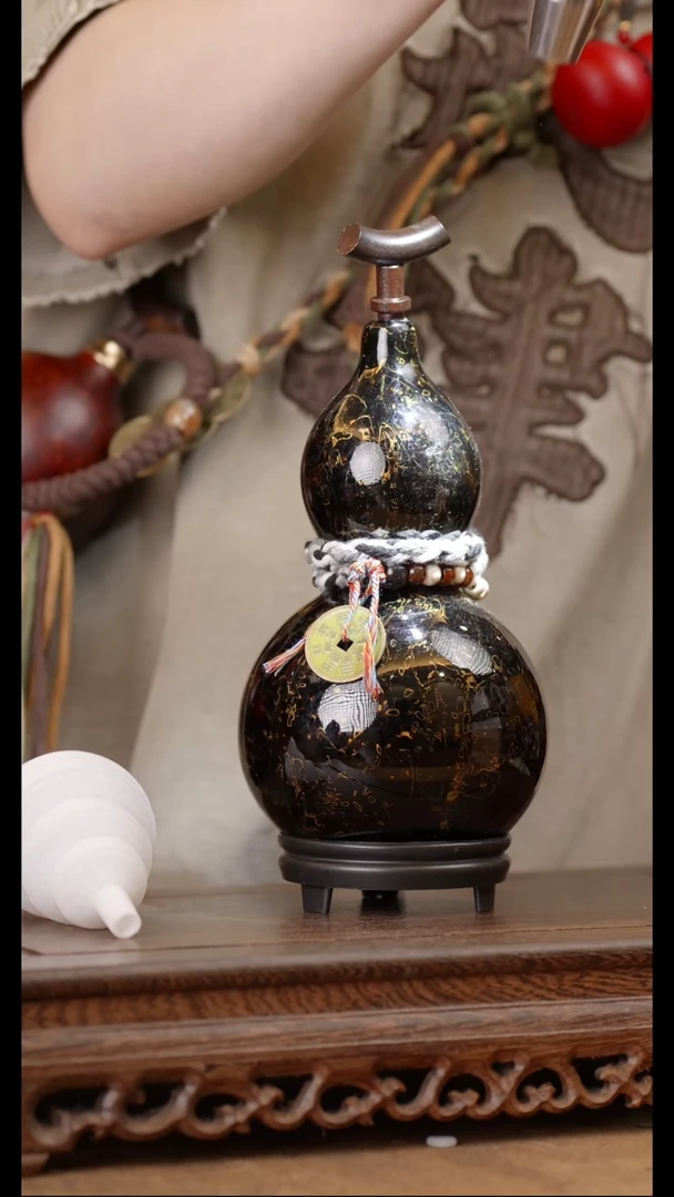 223号精品天然大漆酒葫芦一物一拍~