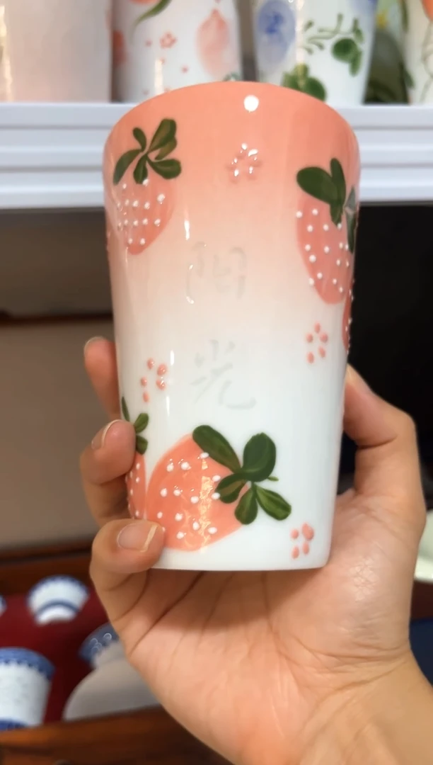 微瑕手绘景德镇餐饮具玲珑