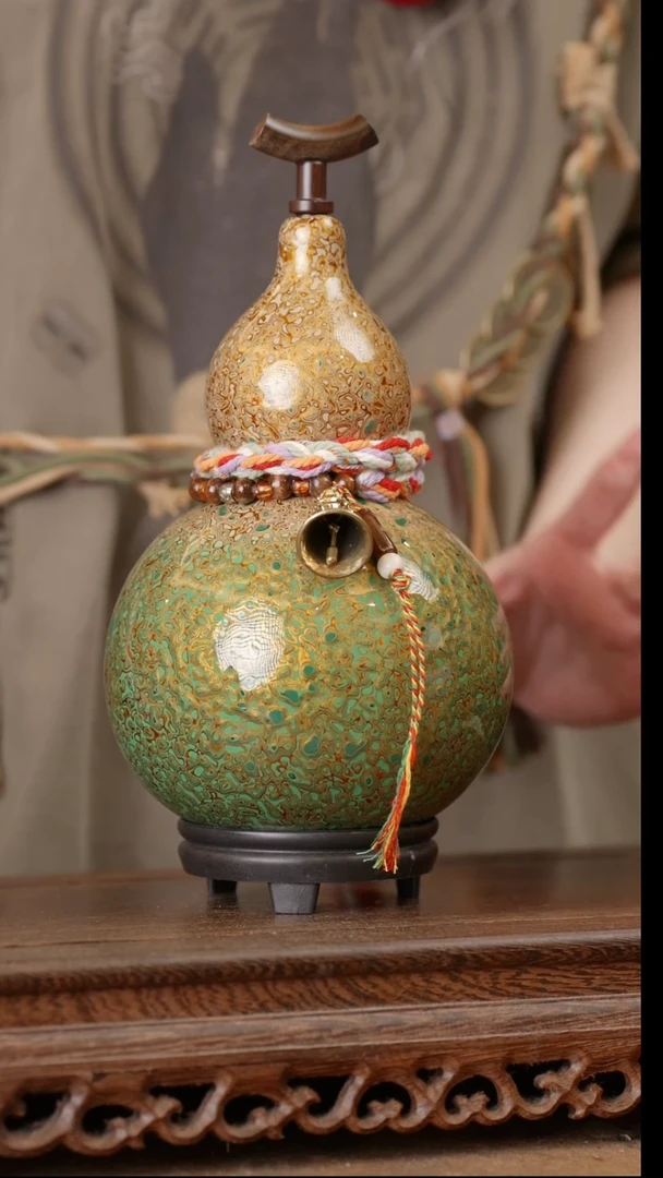 206号精品天然大漆酒葫芦一物一拍~
