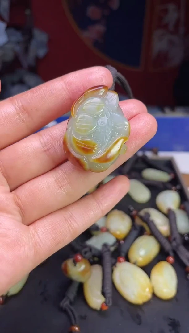颈饰未镶嵌和田玉123