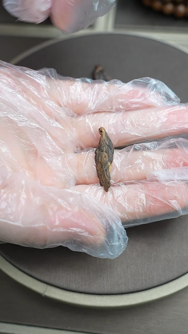 沉香吊坠沉水越南芽庄沉香白奇楠吊坠0.38克