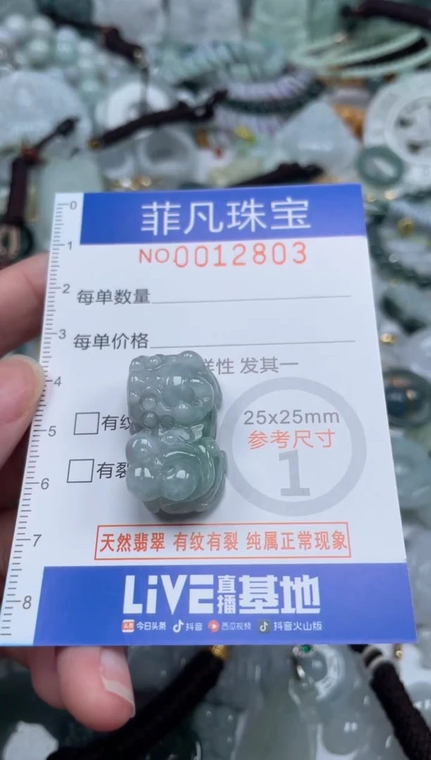 颈饰未镶嵌翡翠12803