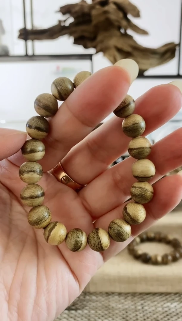 沉香手串加里曼丹学习手串10MM单圈