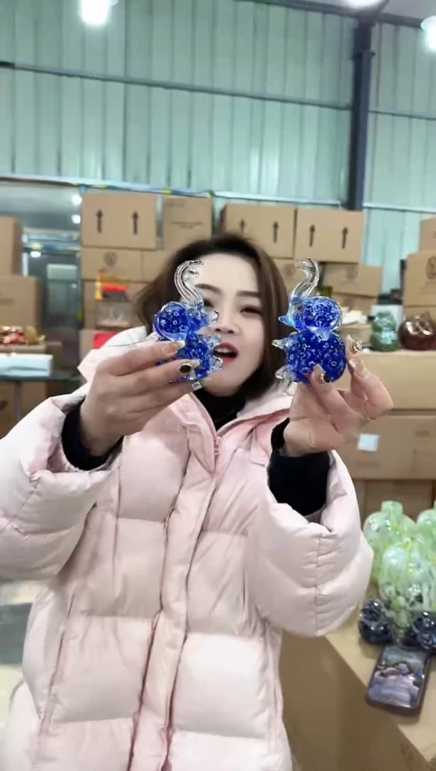 【闪购商品】玻璃于清花器M-早47