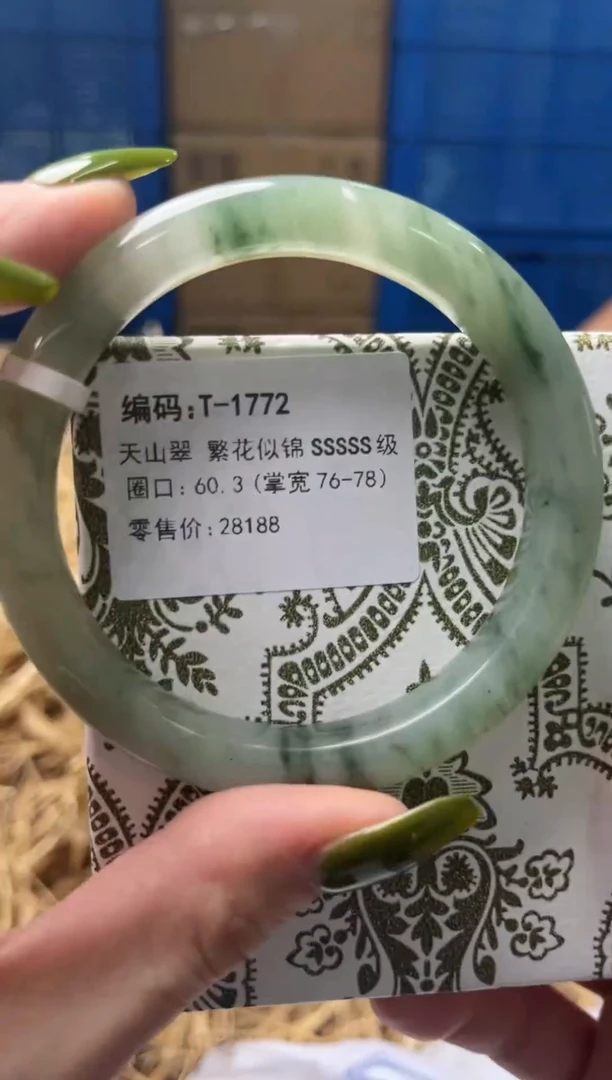 未镶嵌手镯石英质玉T1772