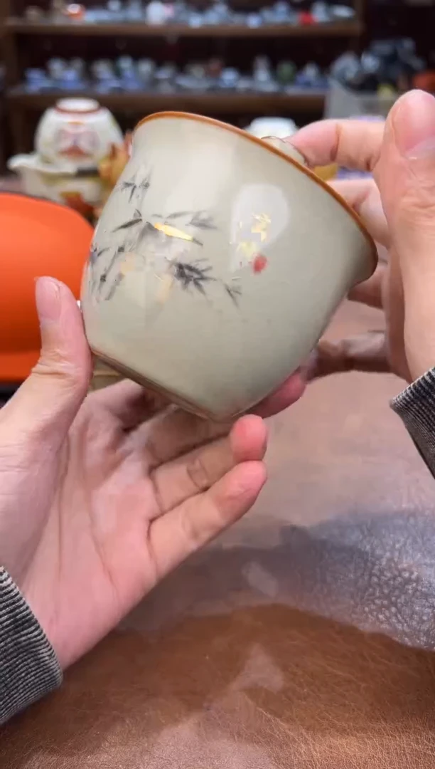 真的很便宜会开片的旅行茶具