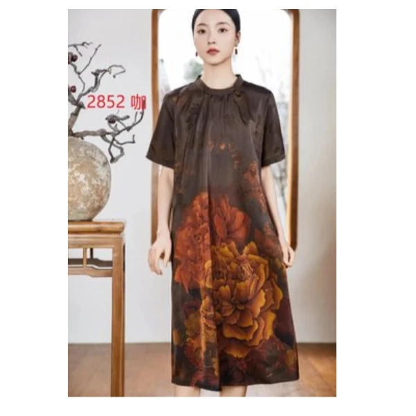 1-2852-30新款舒适休闲连衣裙