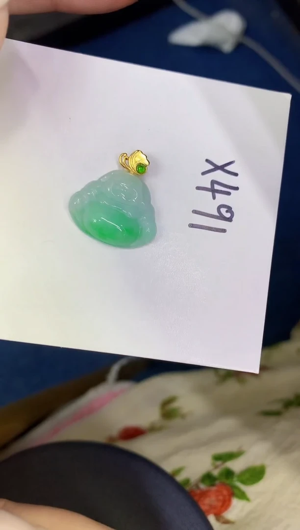 颈饰未镶嵌翡翠缅甸天然翡翠A货