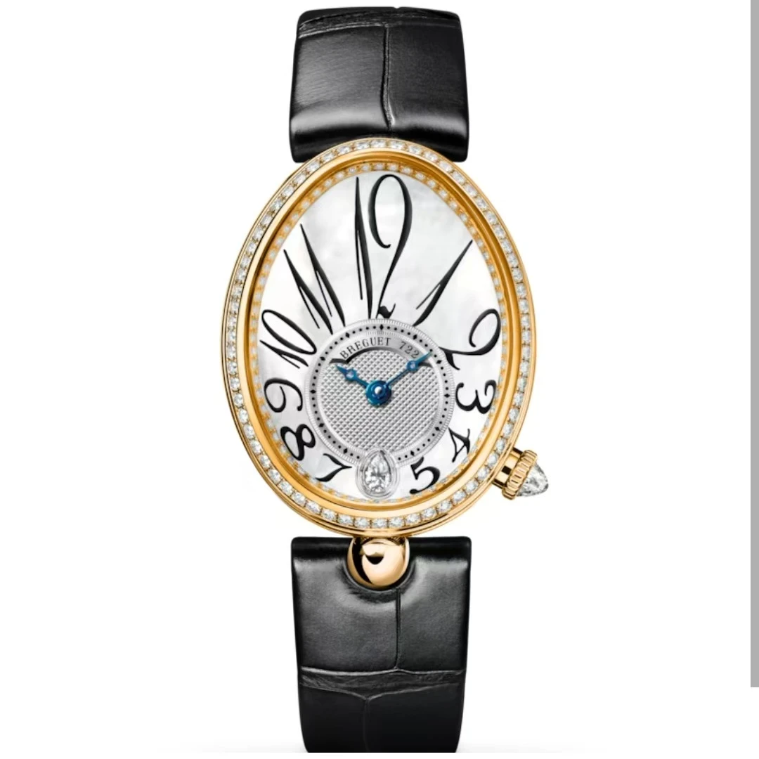 99新 BREGUET/宝玑 那不勒斯皇后8918BA黄金36表盘机械女表单表